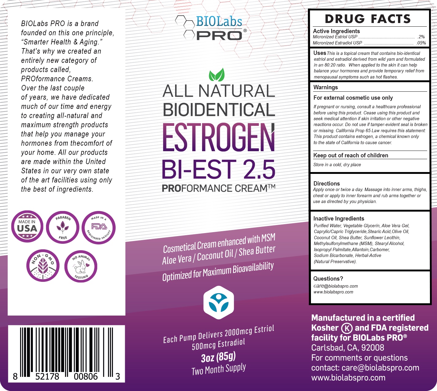 Biest Estrogen Estriolestradiol